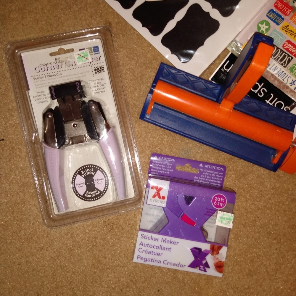 Scrapbooking utencils